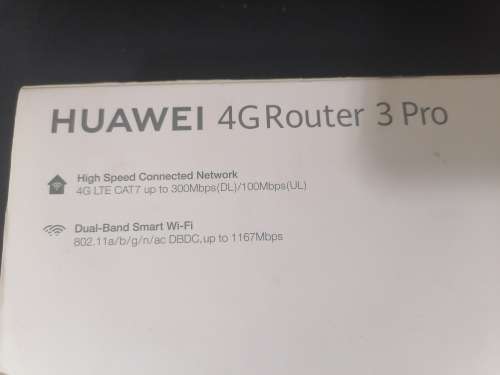 Latest Huawei 4G Router 3 Pro model B535 (It take a SIM CARD) up 64 users
