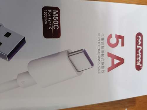 5A Type C USB-C 1M Super Charge Fast Data Cable for Huawei P20 P30 Pro Mate