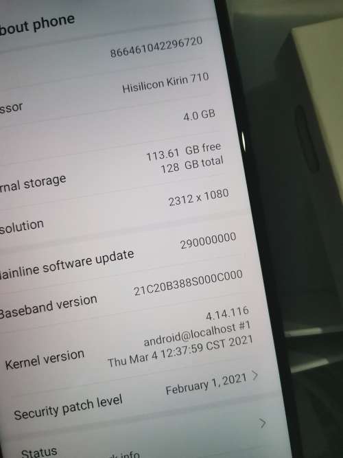 Huawei P30 lite very clean