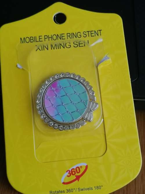 Universal Mobile Phone Ring Stent - Light Green Mermaids Tail