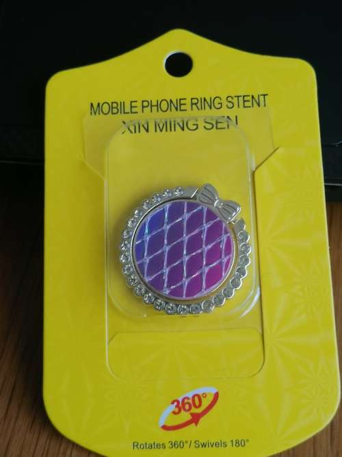 Universal Mobile Phone Ring Stent - Dark Purple Mermaids Tail