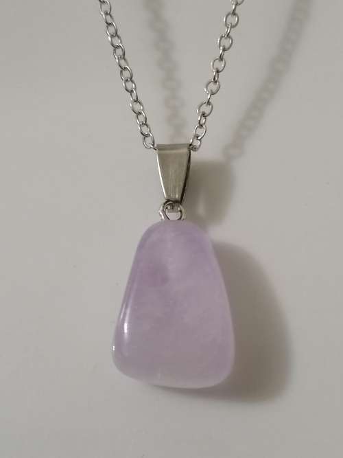 Brazil Natural Amethyst Trapezoid Necklace