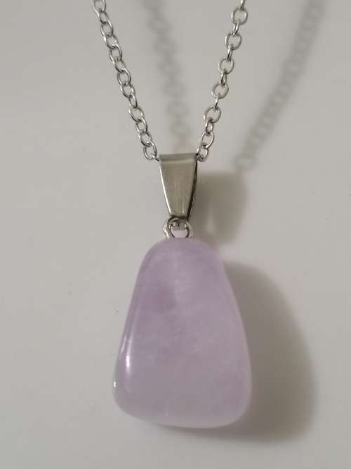 Brazil Natural Amethyst Trapezoid Necklace