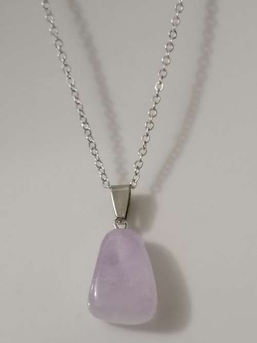 Brazil Natural Amethyst Trapezoid Necklace