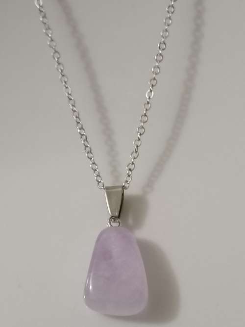 Brazil Natural Amethyst Trapezoid Necklace