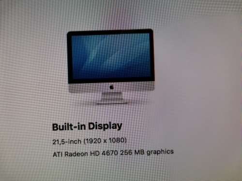 iMac 2009 21.5inch in clean condition