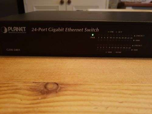 Planet GSW-2401 24 port gigabit switch