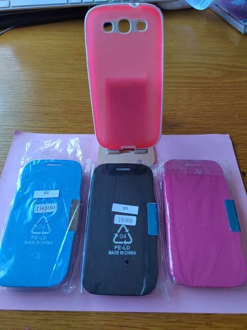 LOTS X4 SAMSUNG  GALAXY S3 Rubber Case Cover