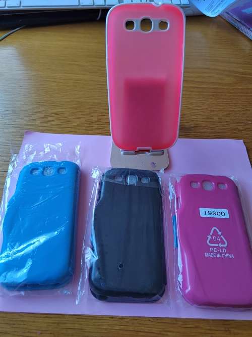 LOTS X4 SAMSUNG  GALAXY S3 Rubber Case Cover