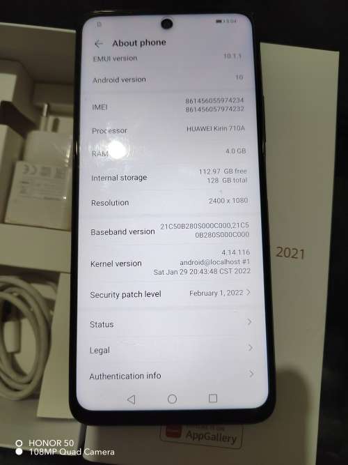 Huawei PSmart 2021 very clean