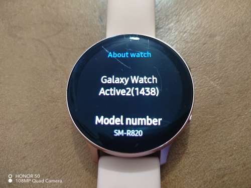 SAMSUNG ACTIVE 2 WATCH, model SM-R820