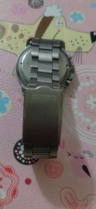 SEIKO Chronograph Titanium 100M - Model 7T62 - OBEO