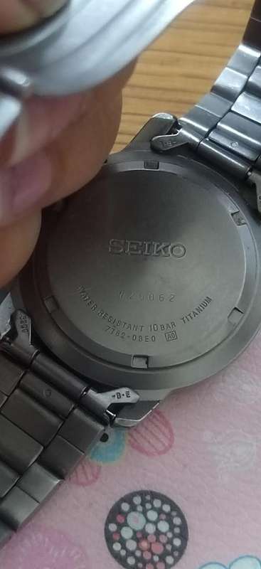 SEIKO Chronograph Titanium 100M - Model 7T62 - OBEO