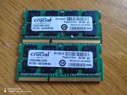 Crucial 8GB DDR3L-1333 SODIMM MAC