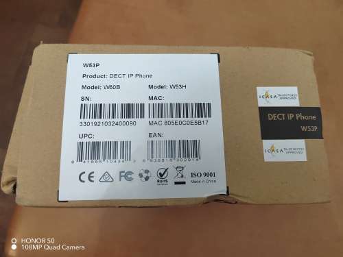 Wireless DECT Phone W53P + Base + Yealink W60B