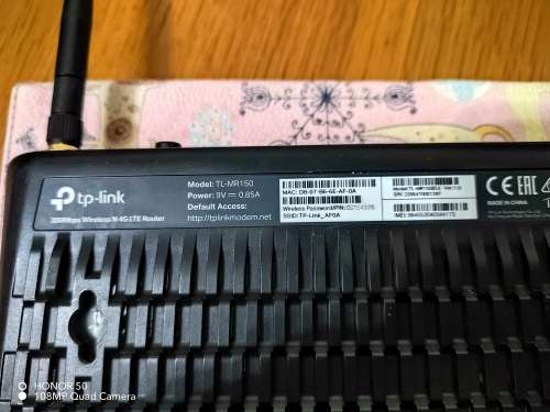 TP-LINK TL-MR150 4G LTe router - It take a sim card