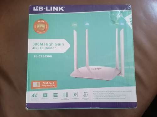 LB-LINK 4G LTE Router With Sim Card Plug and Play