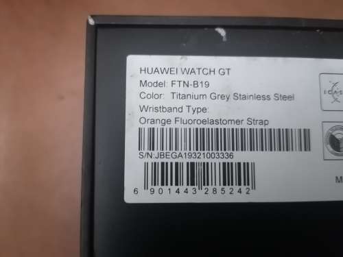 HUAWEI WATCH GT, model FTN-B19