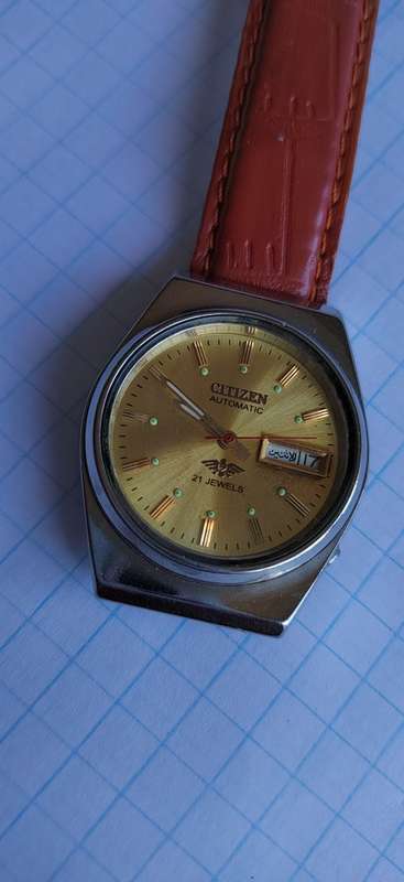 Vintage Citizen 21J Mechanical Automatic Day&Date Movement Mens Wrist Watch