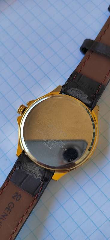 WRIST WATCH QUARTZ BATTERY GENTS MEN WRIST WATCH JAPAN