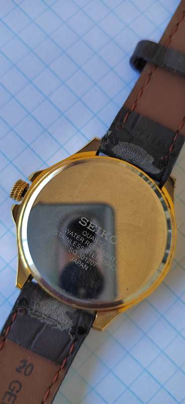 WRIST WATCH QUARTZ BATTERY GENTS MEN WRIST WATCH JAPAN