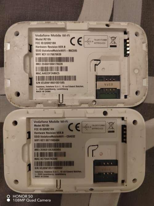 Huawei 4G R218h Vodafone Broadband Hotspot LTE Mifi/ Router