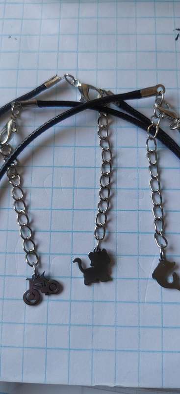 Natural Stone Heart Shape Pendants and Leather Cord Necklaces