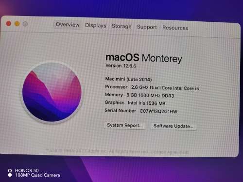 Mac Mini Late 2014 with i5 processor