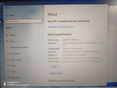 Lenovo IdeaPad 3 i5 10th generation