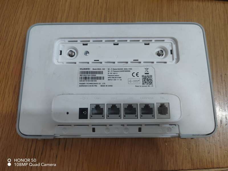 Latest Huawei 4G Router 3 Pro model B535 (It take a SIM CARD) up 64 users
