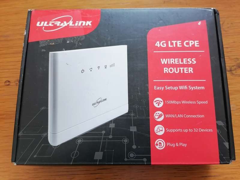 ULTRA-LINK 3G/4G Wireless LTE 150Mbps WiFi Router - White