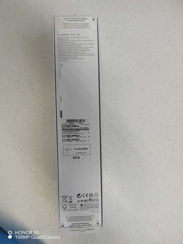 SAMSUNG WATCH 6 LTE, model SM-R945F, ICASA approved