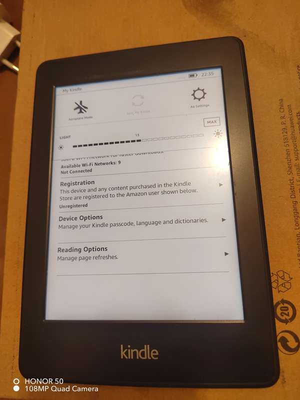 Amazon Kindle Paperwhite 6th Generation 6inch