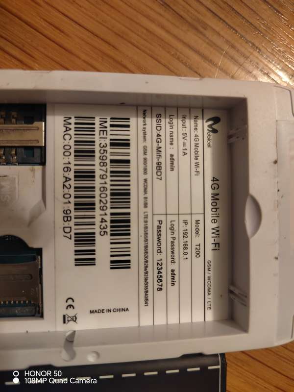 Mobicell 4G LTE T200