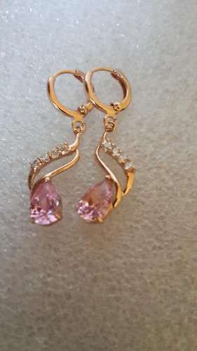 18K Yellow Gold Filled Drop Earring For Cocktail Party