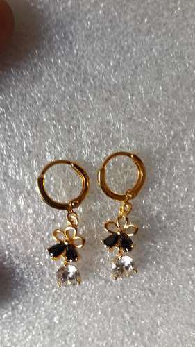 9K Yellow Gold Filled Openwork Huggie Hoop Earrings