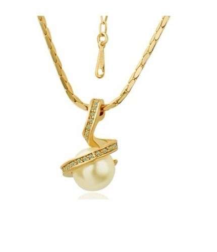 9K Rose Gold Filled AAA CZ Necklace & Pendant