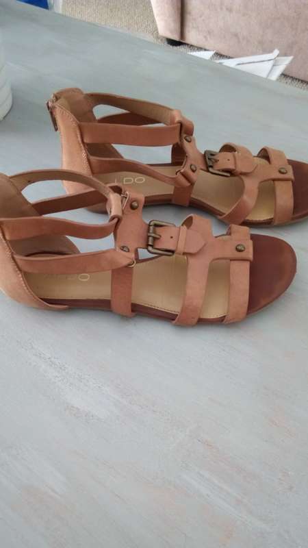 Aldo Tan leather Gladiator sandals
