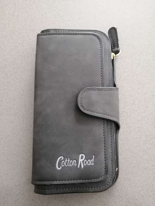 Black Cotton Road Purse