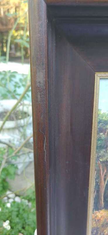 VINTAGE 1939 FRAMED OIL PAINTING BY N ALLEN