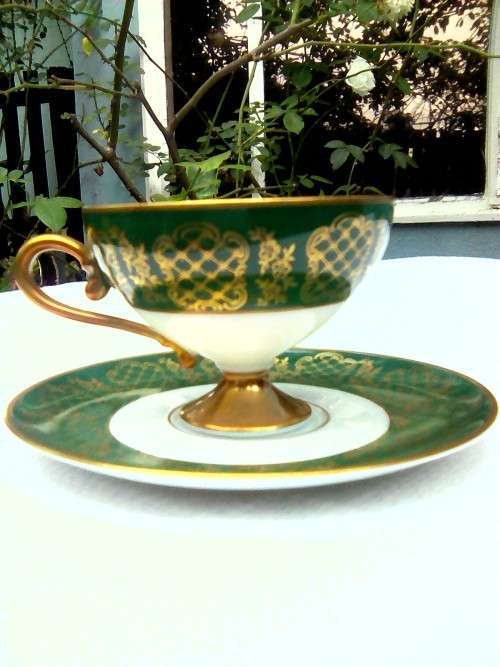 COLLECTORS!! HUTSCHENREUTHER BAVARIA GERMANY CUP & SAUCER
