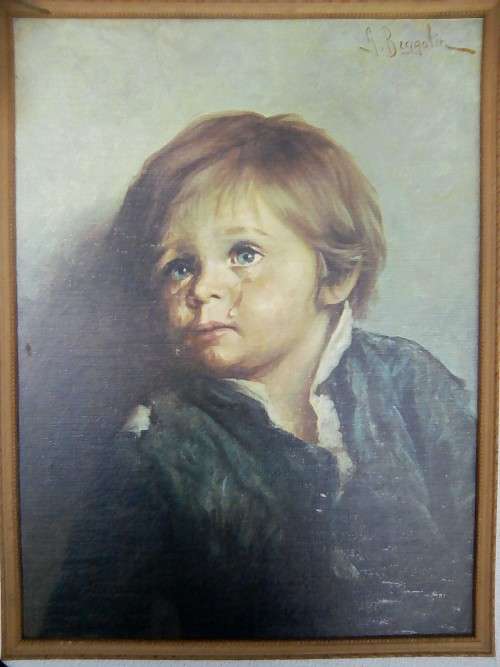 GIOVANNI BRAGOLIN, CRYING BOY Print 1911-1981