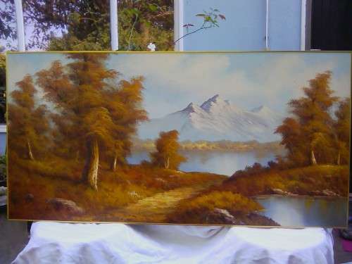 WOW!! MASSIVE!! TANG PING OIL PAINTING