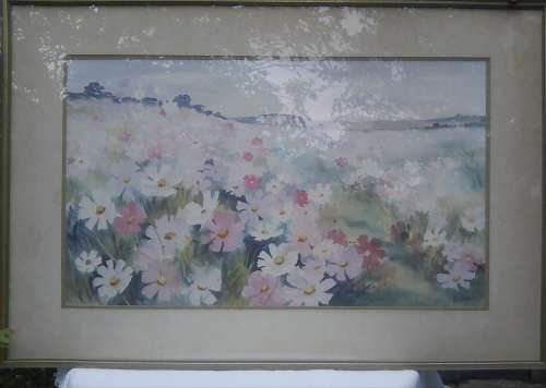 INVESTMENT! LOVELY ROSALIND CHIDELL BRABY WATERCOLOR PAINTING 1919-2005