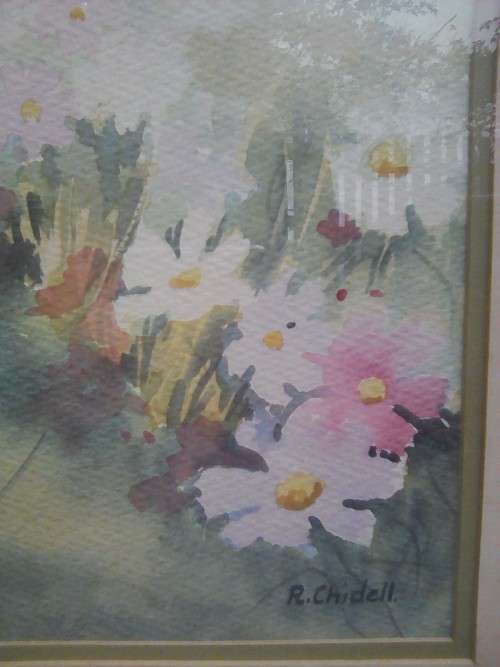 INVESTMENT! LOVELY ROSALIND CHIDELL BRABY WATERCOLOR PAINTING 1919-2005