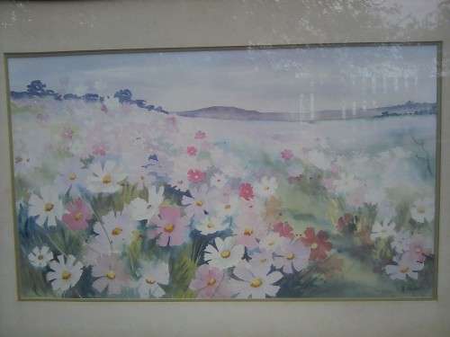 INVESTMENT! LOVELY ROSALIND CHIDELL BRABY WATERCOLOR PAINTING 1919-2005