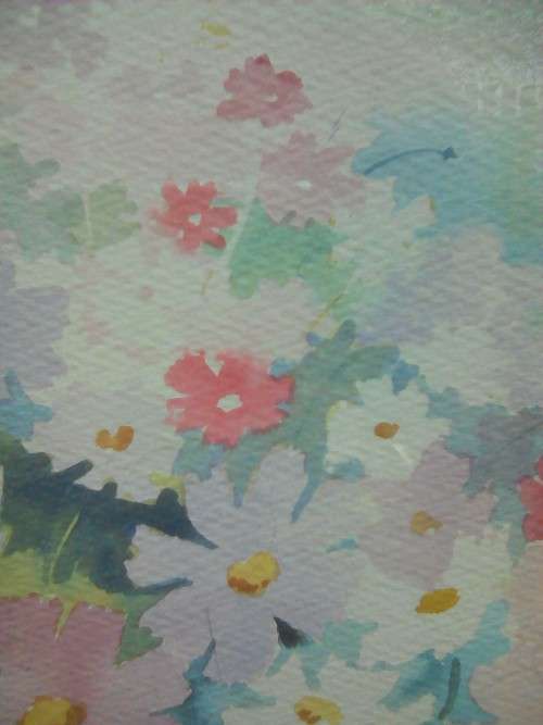 INVESTMENT! LOVELY ROSALIND CHIDELL BRABY WATERCOLOR PAINTING 1919-2005