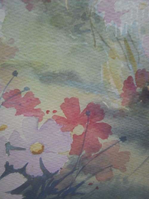 INVESTMENT! LOVELY ROSALIND CHIDELL BRABY WATERCOLOR PAINTING 1919-2005