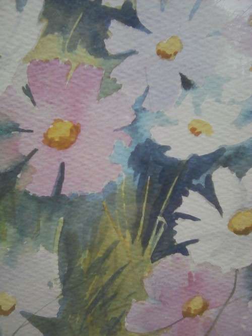 INVESTMENT! LOVELY ROSALIND CHIDELL BRABY WATERCOLOR PAINTING 1919-2005