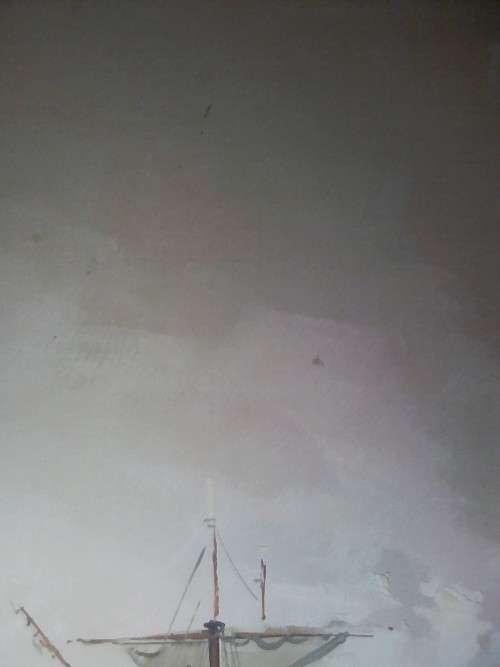 WOW!! MASSIVE!! A. AZNESE PAINTING IN VINTAGE GOLD FRAME